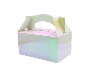 Loot/Favour/Gift Lunch Box Iridescent Pk 5