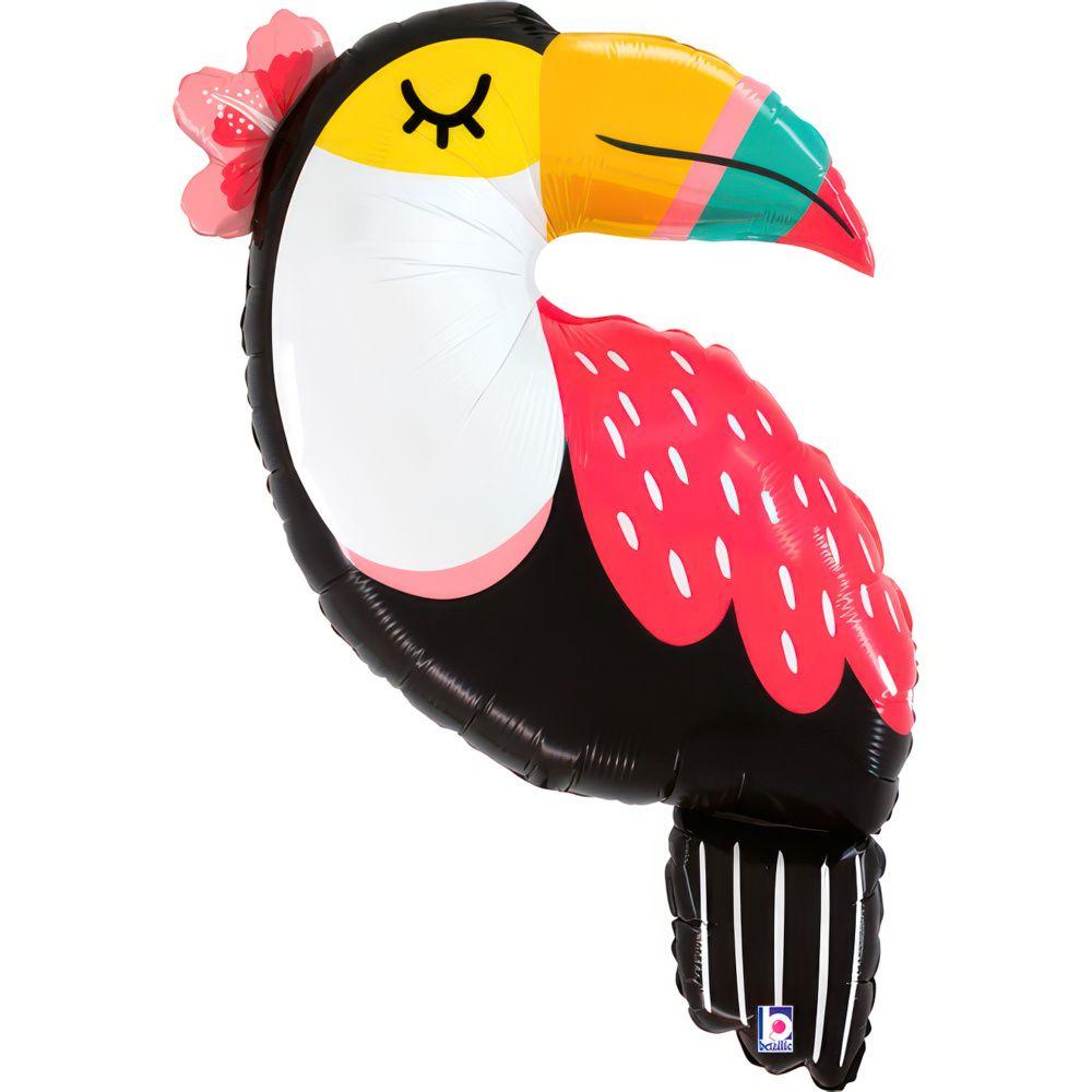 Balloon Foil Shape Tropical Toucan 100cm