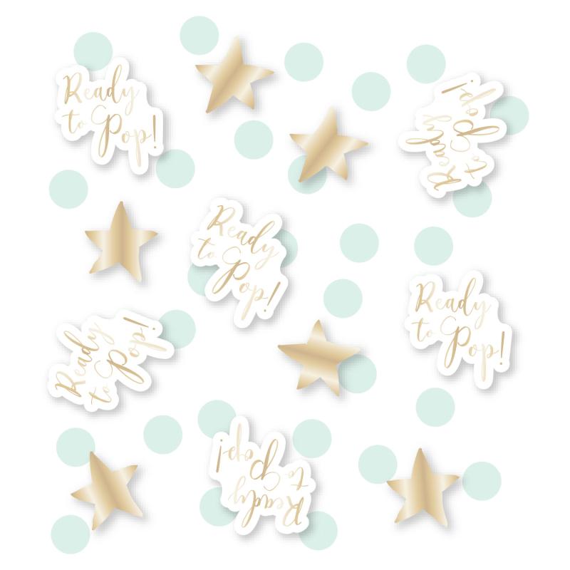 Baby Shower Confetti Ready To Pop 14g Table Decoration