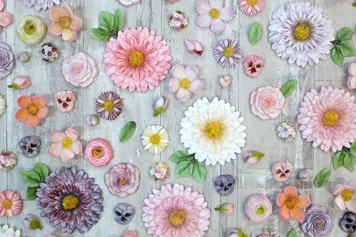 Mould Buttercream Flowers Karen Davies