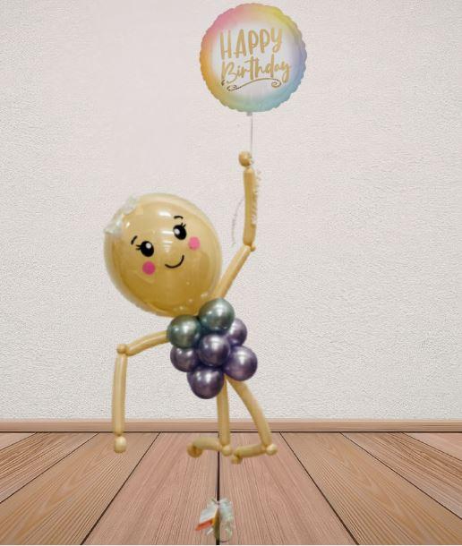 Balloon Bouquet Smiley Person