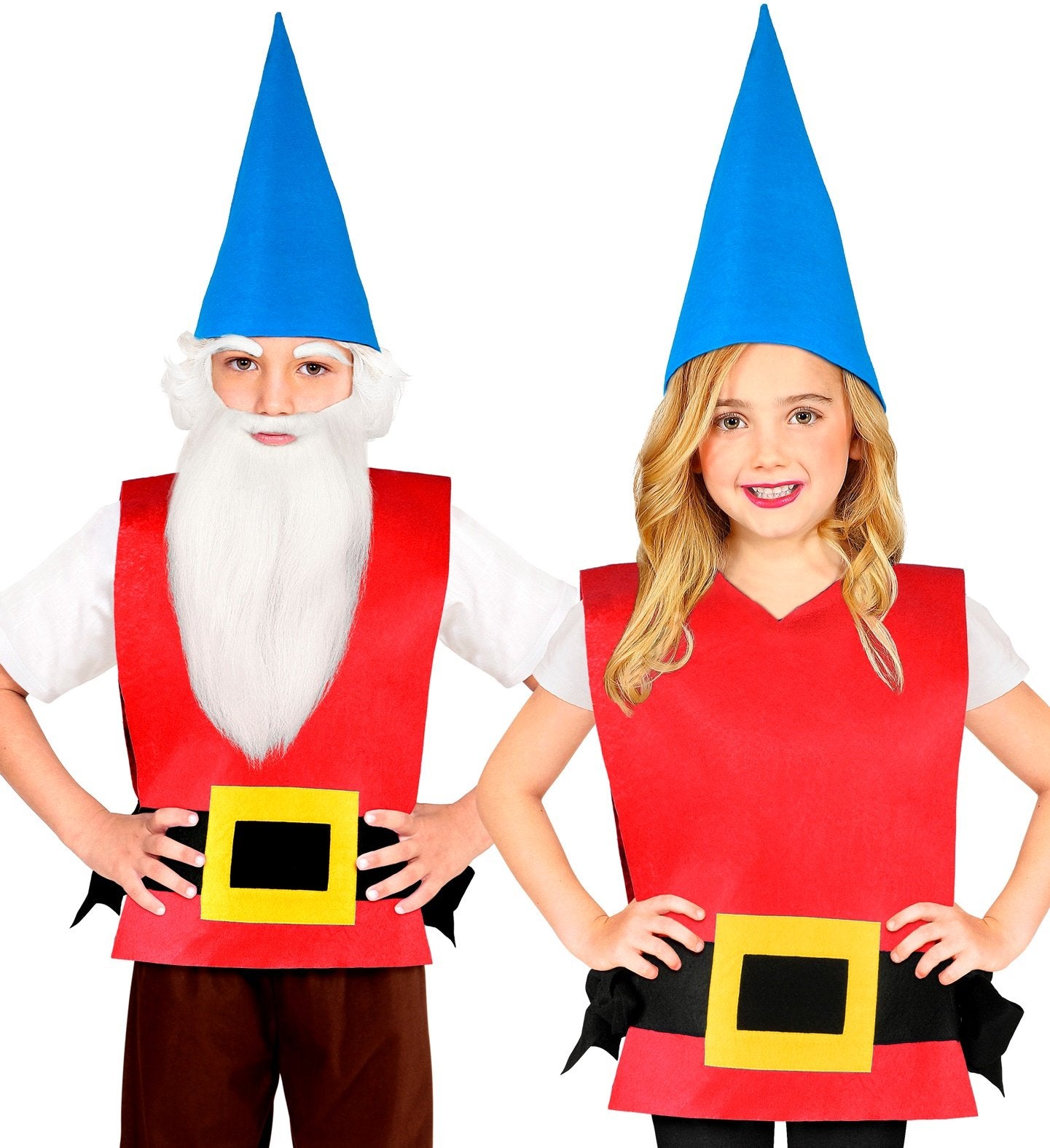 Costume Child Small Gnome/Dwarf/Leprechaun Vest With Belt & Hat 3-5 Years