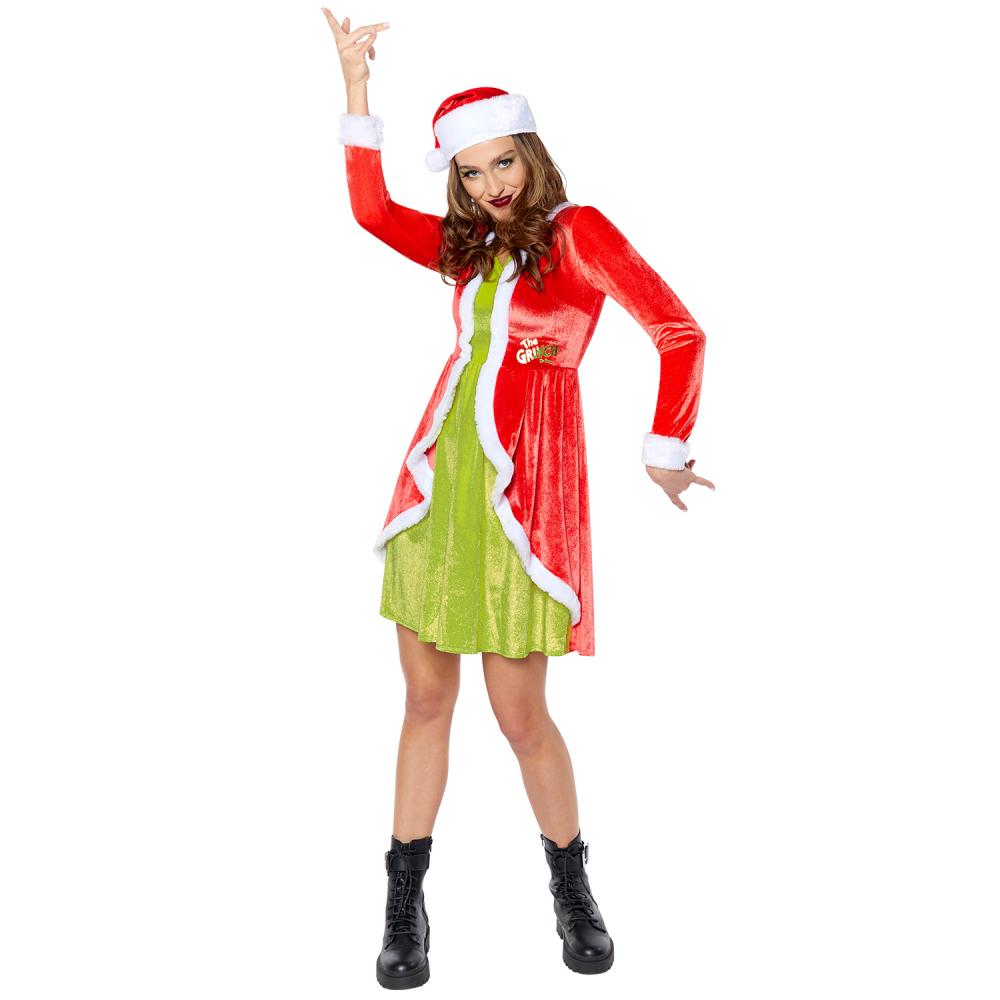 Costume Adult The Christmas/Xmas Dr Seuss Grinch Womens Size 12-14