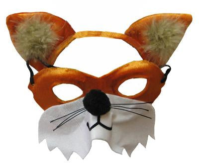 Animal Costume Headband & Mask Set Fox Deluxe