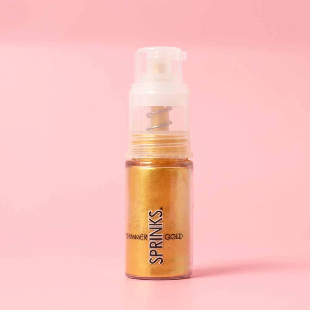 Cake Decorating Pump Shimmer Gold Micro Lustre Dust 4g