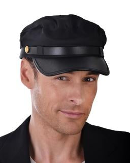Hat Adult Greek/Greece Fishermans Cap Black