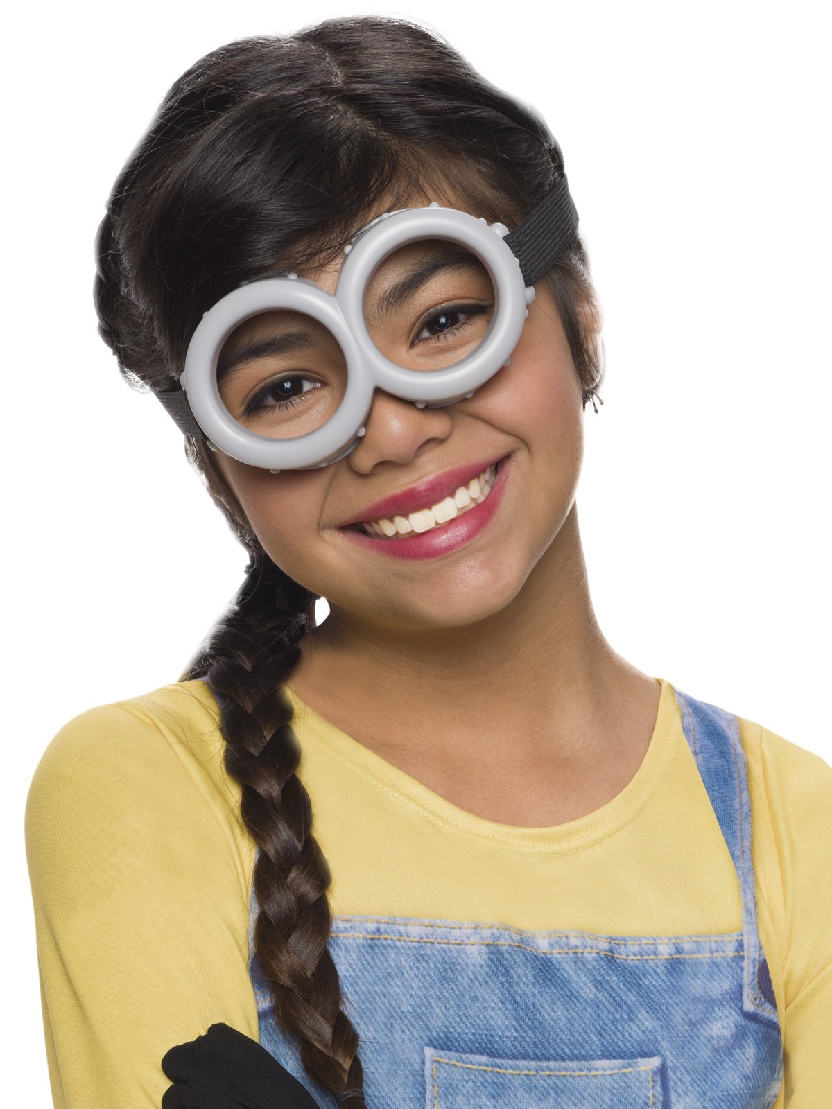 Goggles/Glasses Minion Grey Moulded Plastic on a Strap (Goggles Only)