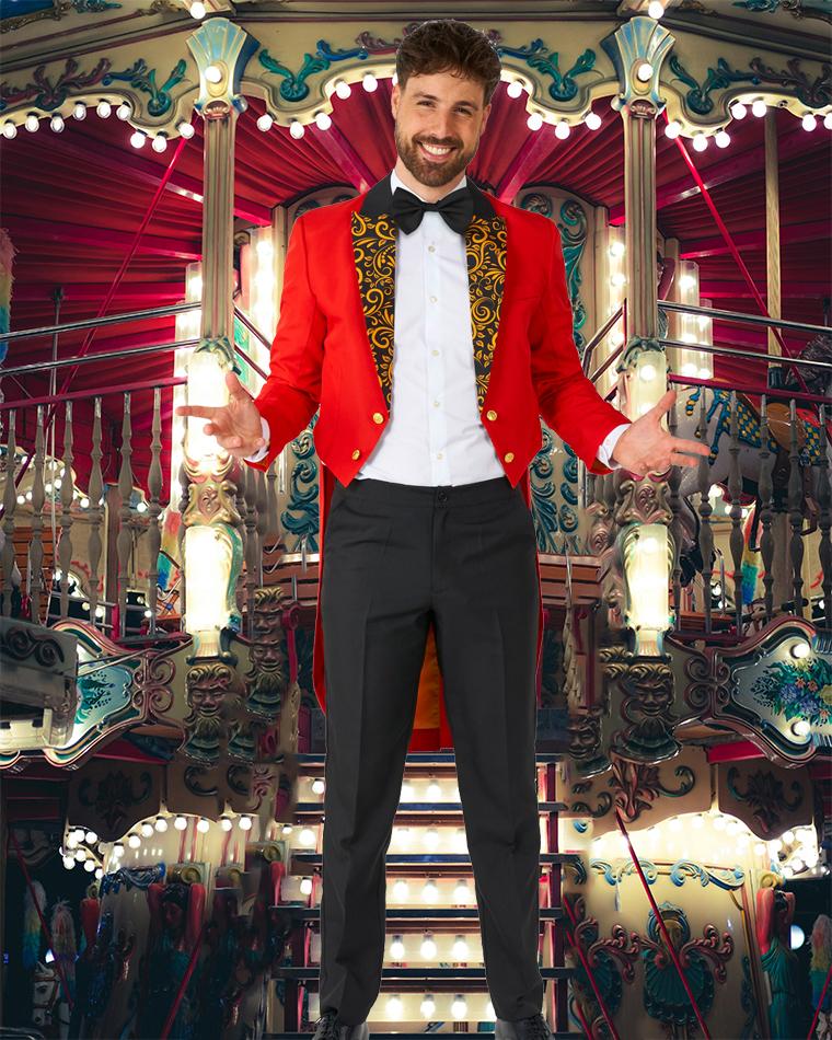 Costume Adult Suitmeister Red Circus Tailcoat