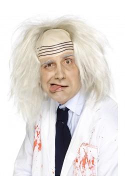 Wig Mad Scientist/Doctor Madman White/Grey