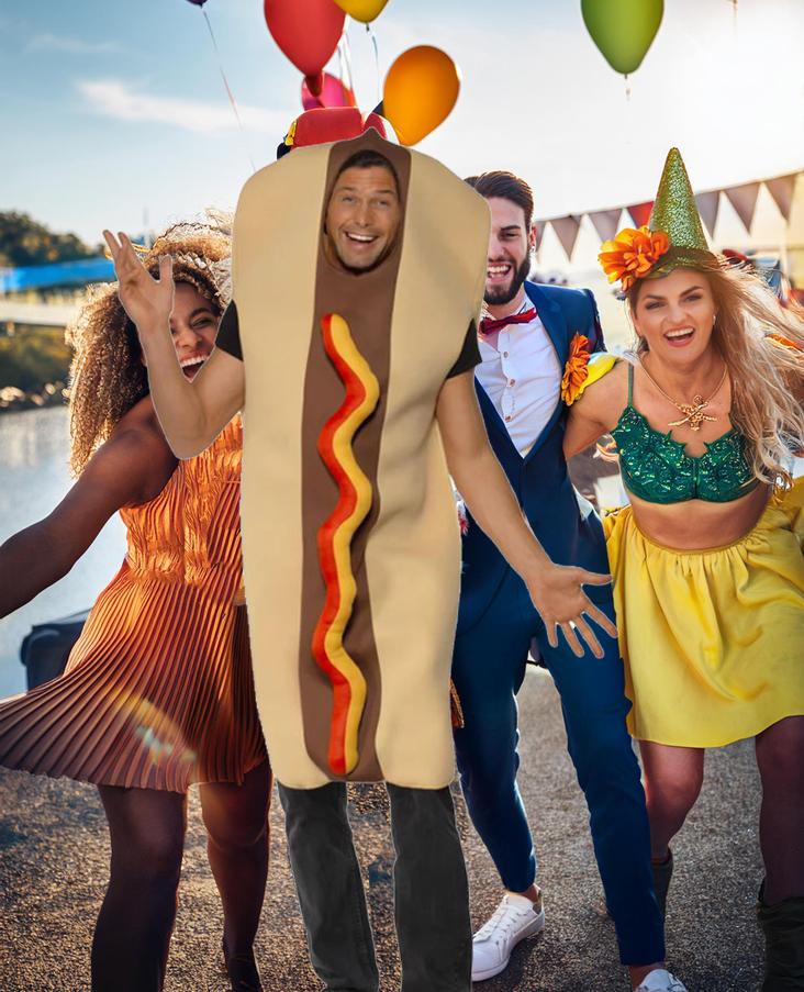 Costume Adult Food Giant Hot Dog
