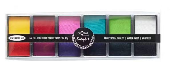 Face & Bodyart Paint All You Need Mini Palette Sampler Global 12 Colours