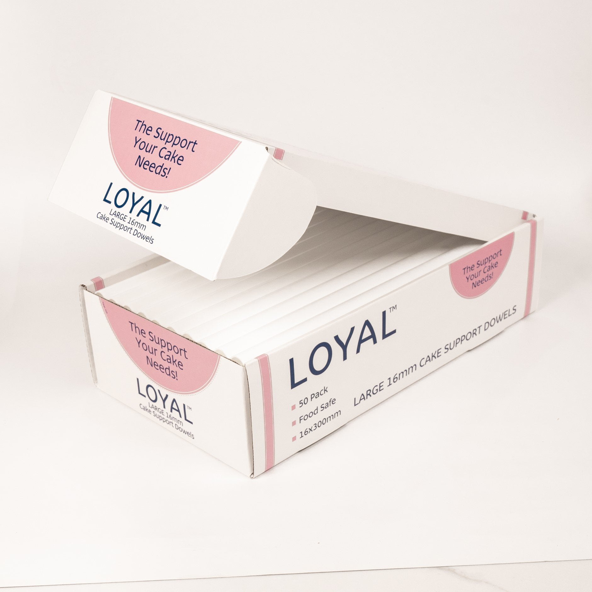 Cake Support Dowels Heavy Duty Large Pk 50 (16mm x 300mm)