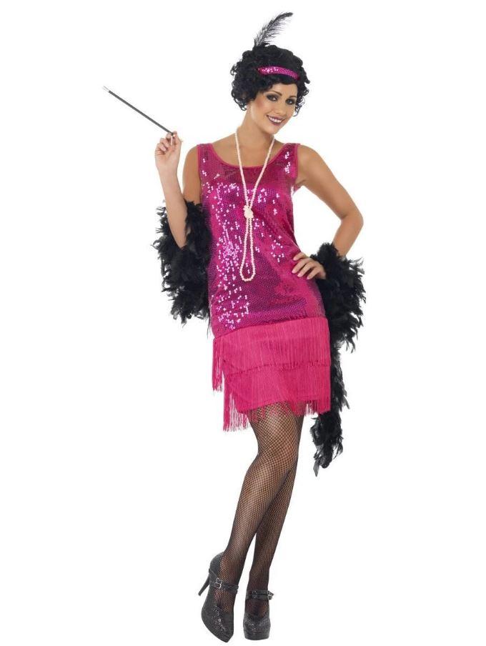 Costume Adult Womens 1920s Funtime Flapper Ladies 12-14 Last Chance