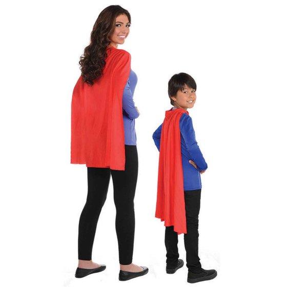 Red Team Spirit Cape Superhero Sports Supporter