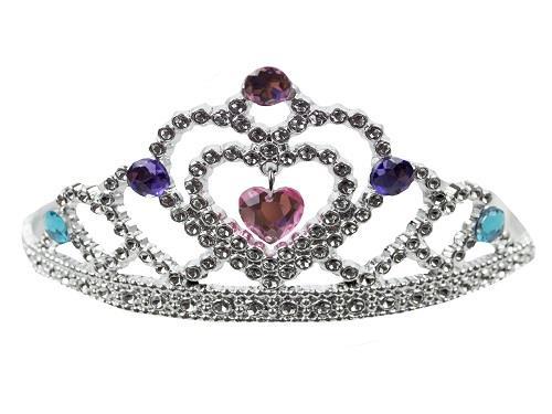 Tiara Silver with Pastel Hearts - Discontinued Line