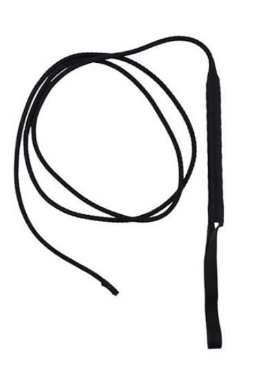 Whip Black 194cm Long Costume Toy