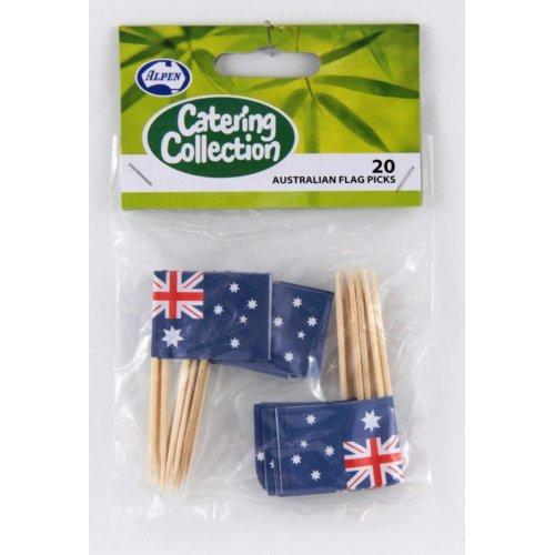 Toothpick Flag Australia Pk 20