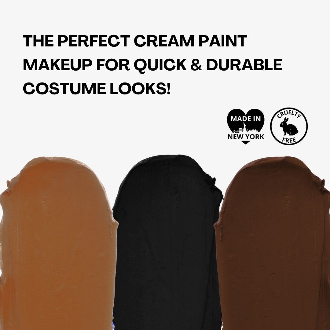 Make Up Palette Tri-Colour Face/Body Paint Werewolf Kit Professional Mehron