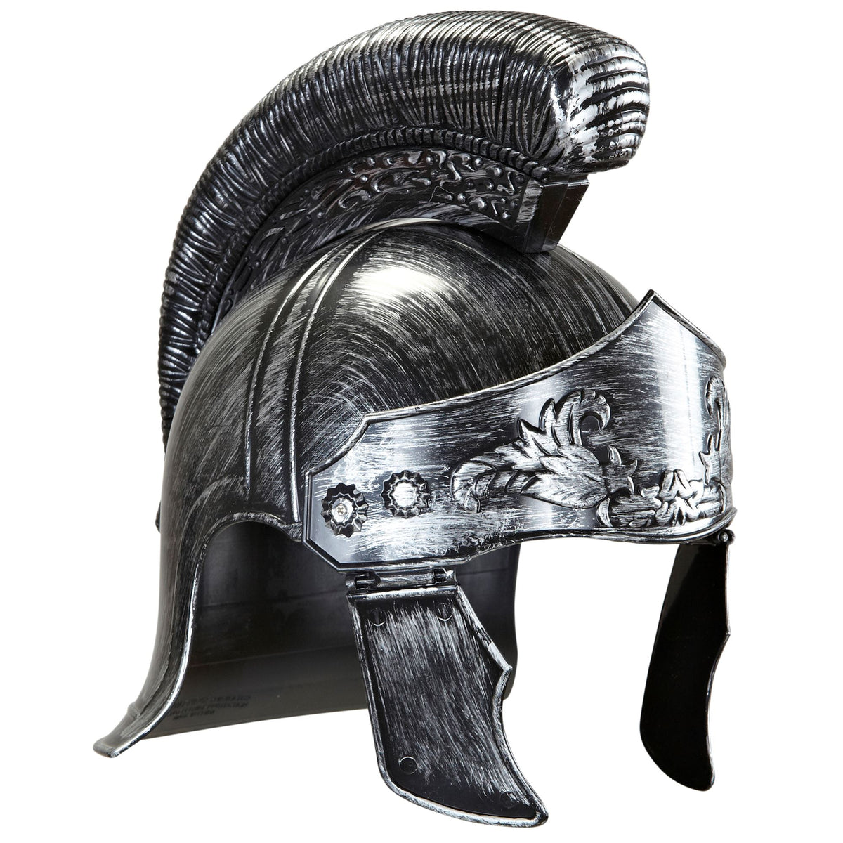 Adult Deluxe Silver Roman Helmet Plastic Costume Accessory
