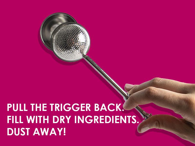 Baking Dusting Wand Stainless Steel