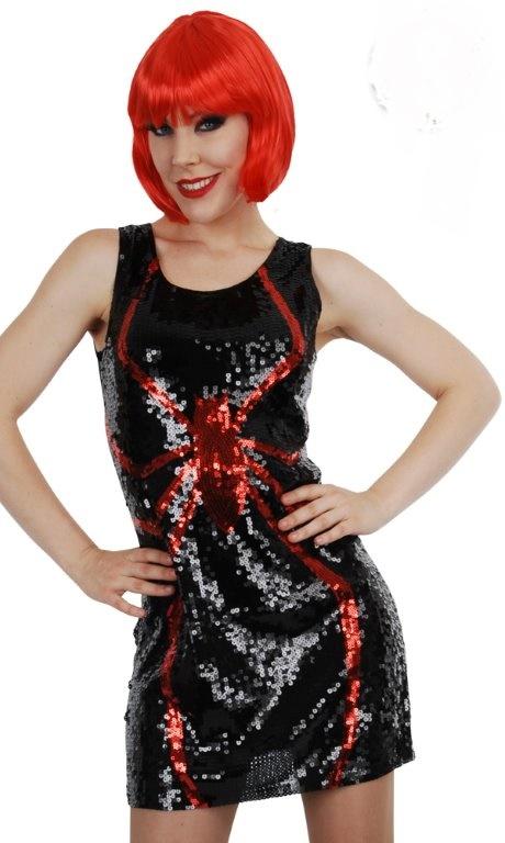Costume Adult Dress Sequin Spider - Last Chance