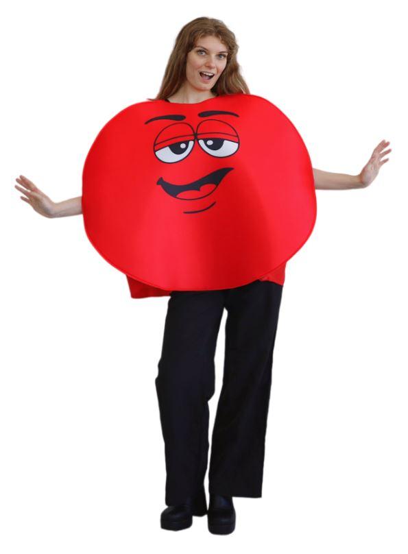 Costume Adult Coloured Chocolate Red Comical/Funny One Size