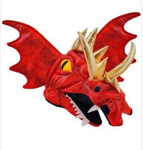 Hat Animal Red Dragon Medieval