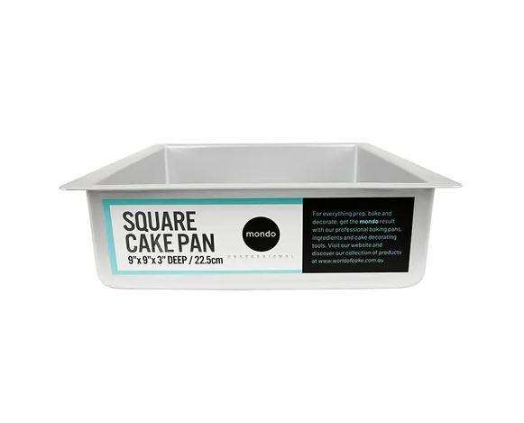 Cake Tin Square Mondo 3 Inch Deep