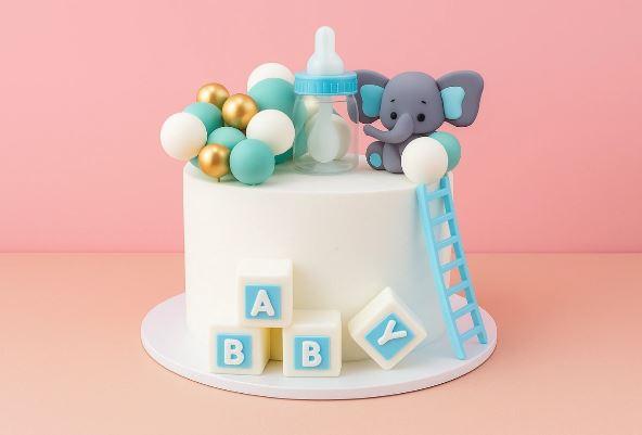 Cake Topper/Decorating Baby Boy Blue Set Its a Boy/Gender Reveal