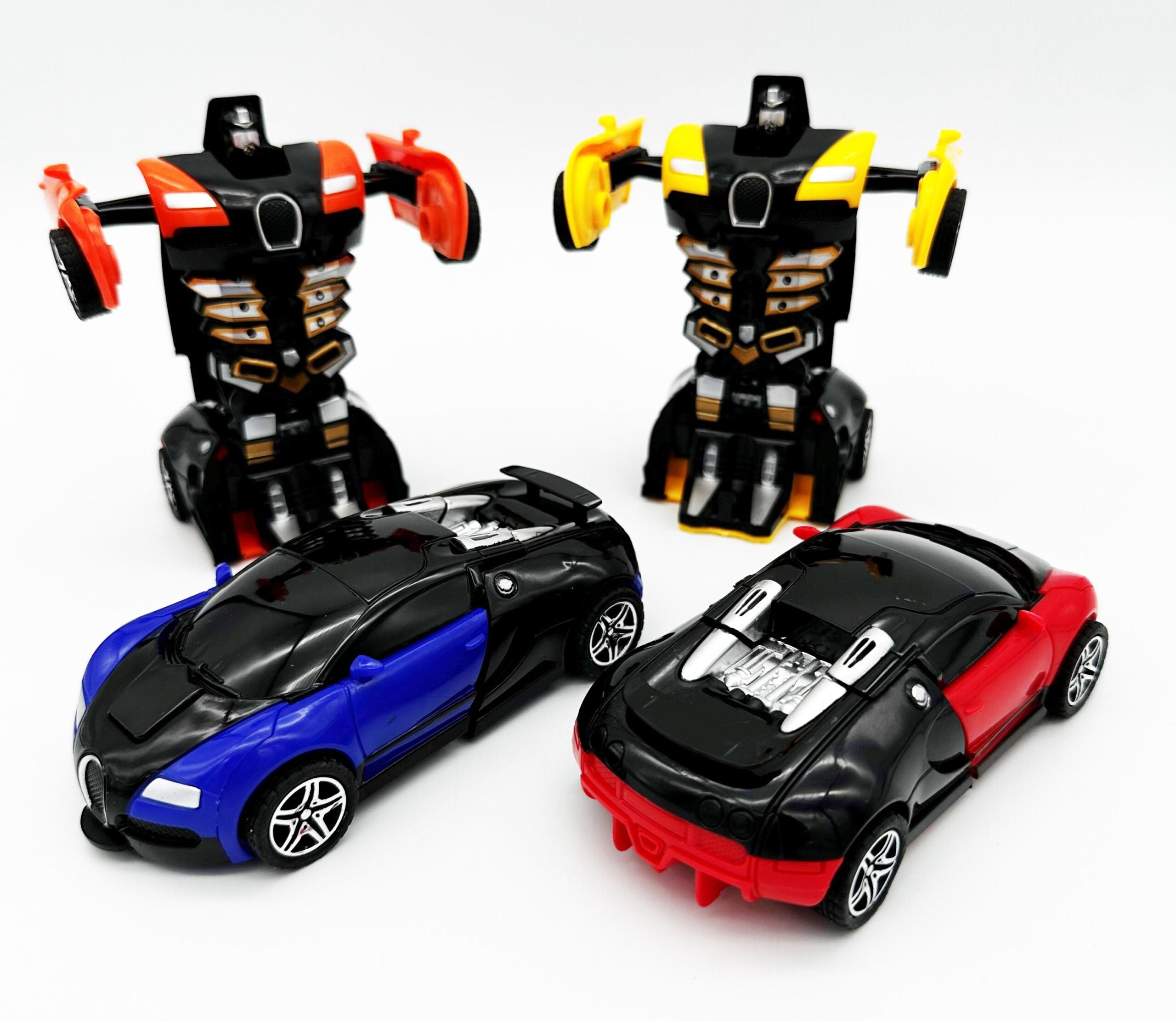 Toy Bugatti Transform Robot Car Pull Back 12cm Last chance buy