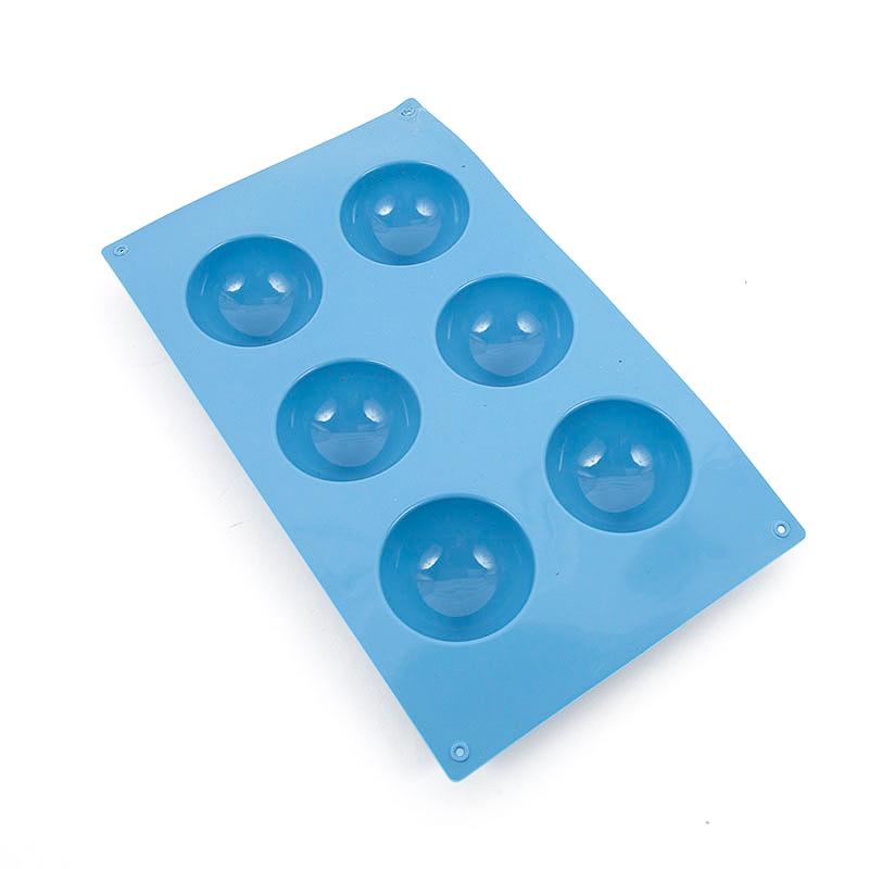 Silicone Chocolate Mould Half Sphere 60mm Sprinks