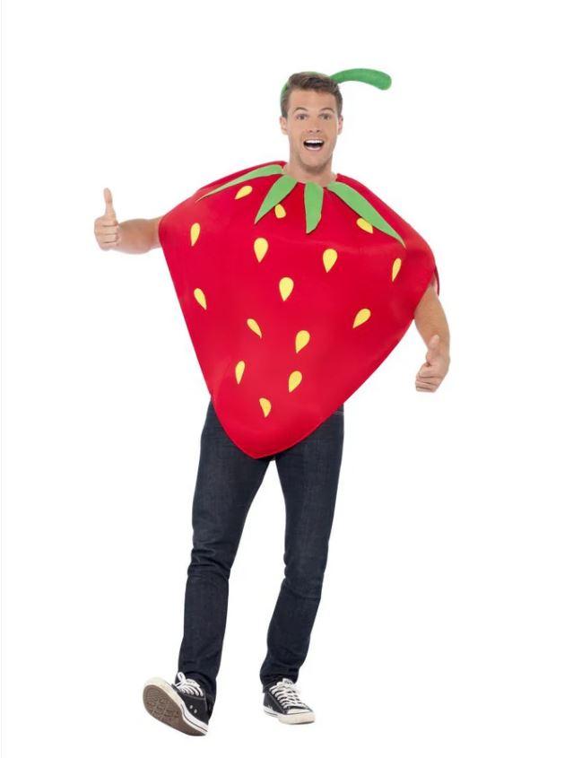Costume Adult Food Fruit Strawberry Tabard