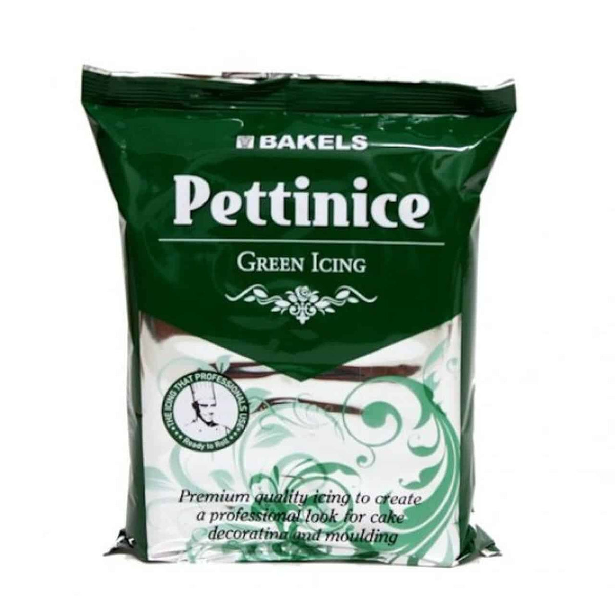 Bakels Pettinice Green 750g Fondant - Discontinued Last Chance Buy
