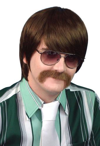 Wig 70s Mod Guy Brown