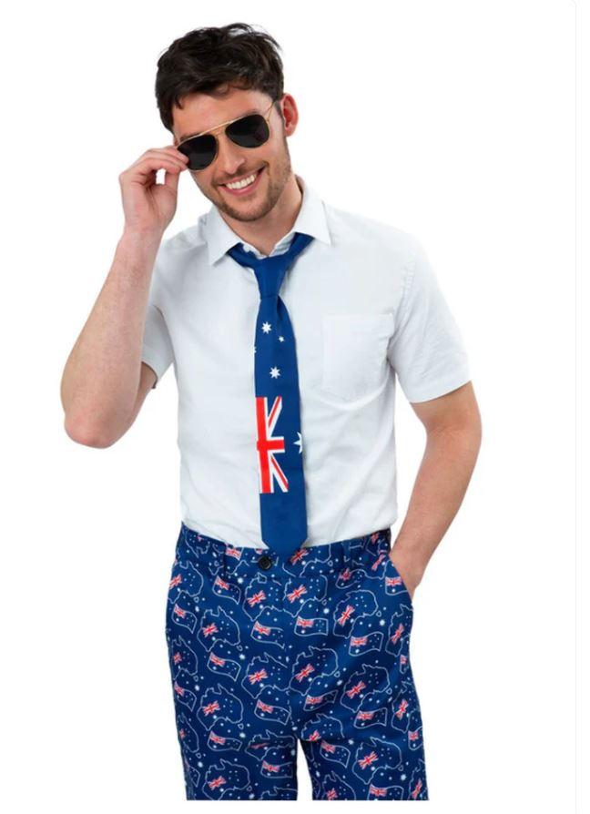 Costume Adult Shorts Suit Australian Flag