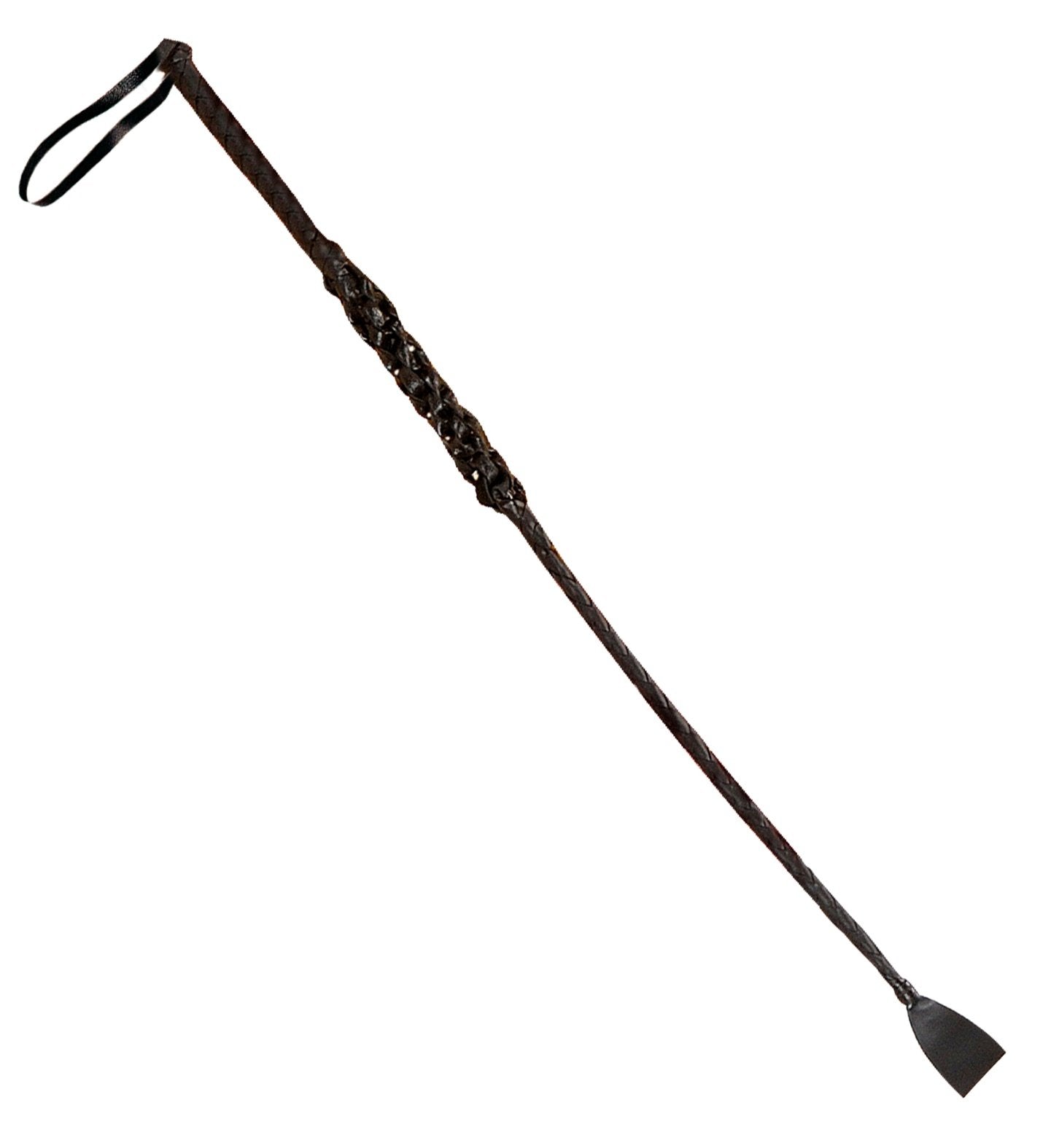 Costume Accessory Horse Riding Jockey/Circus Tamer Crop/Whip Black 60cm