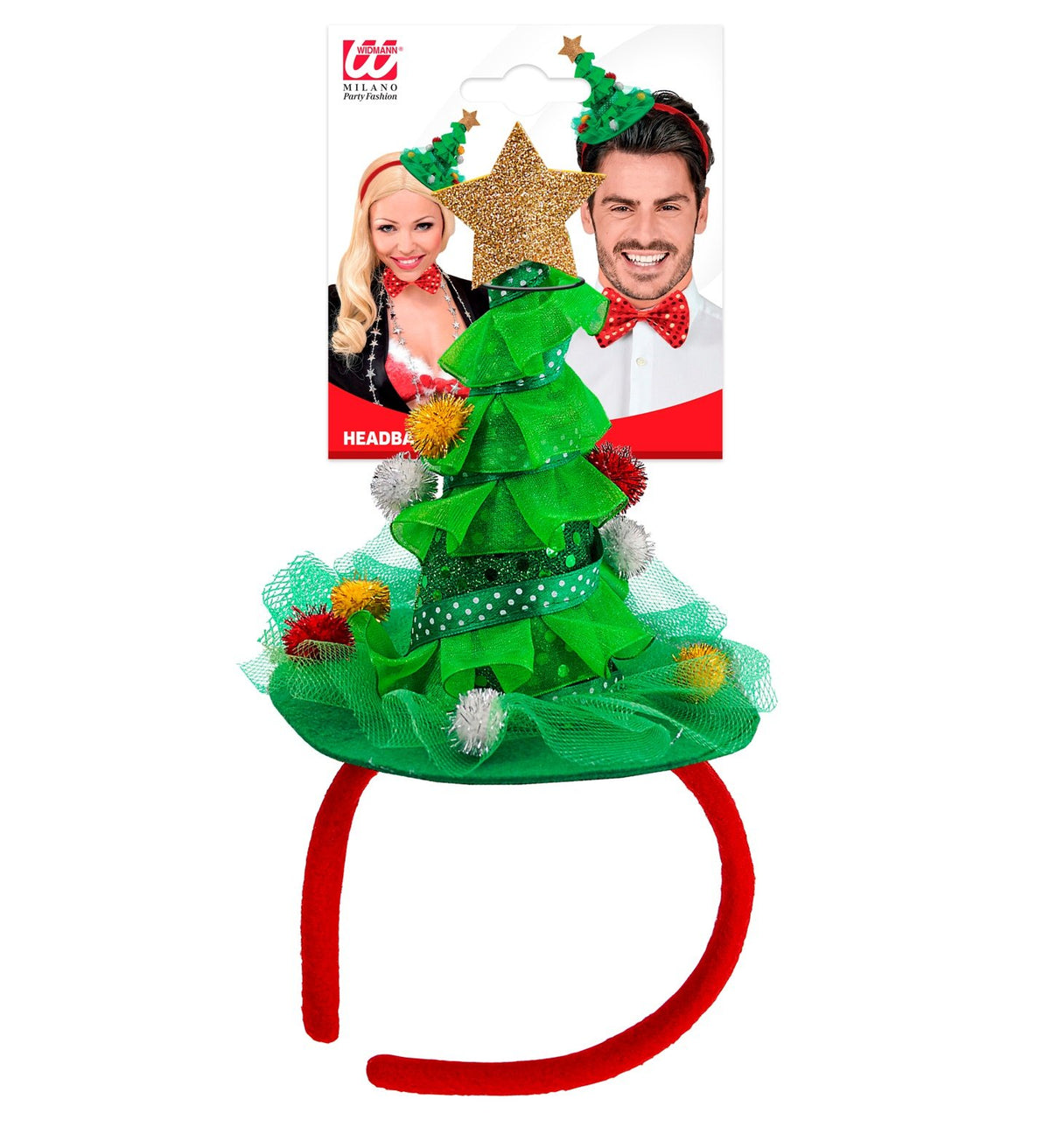 Hat Christmas Tree on a Headband Costume Accessory