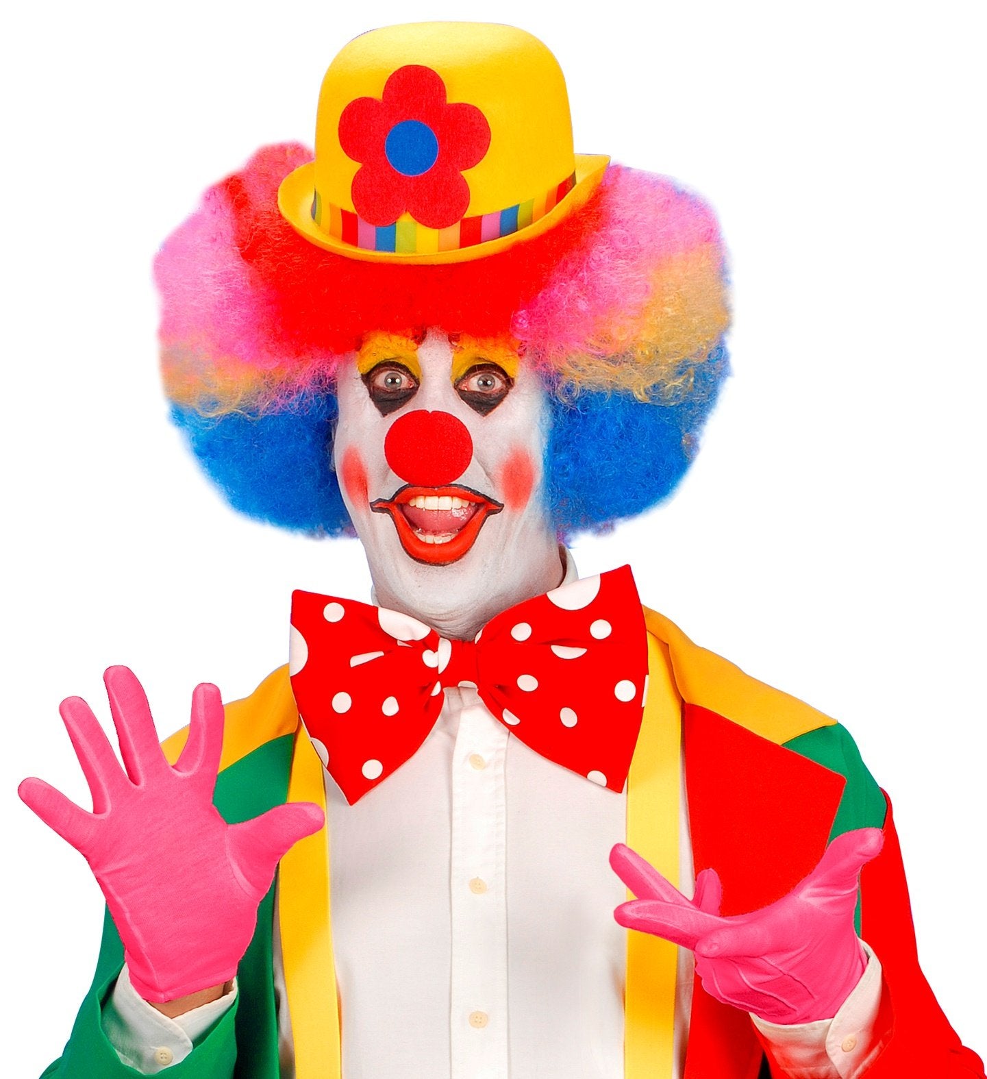 Gloves Short Pink Adult Character Costume Accessory