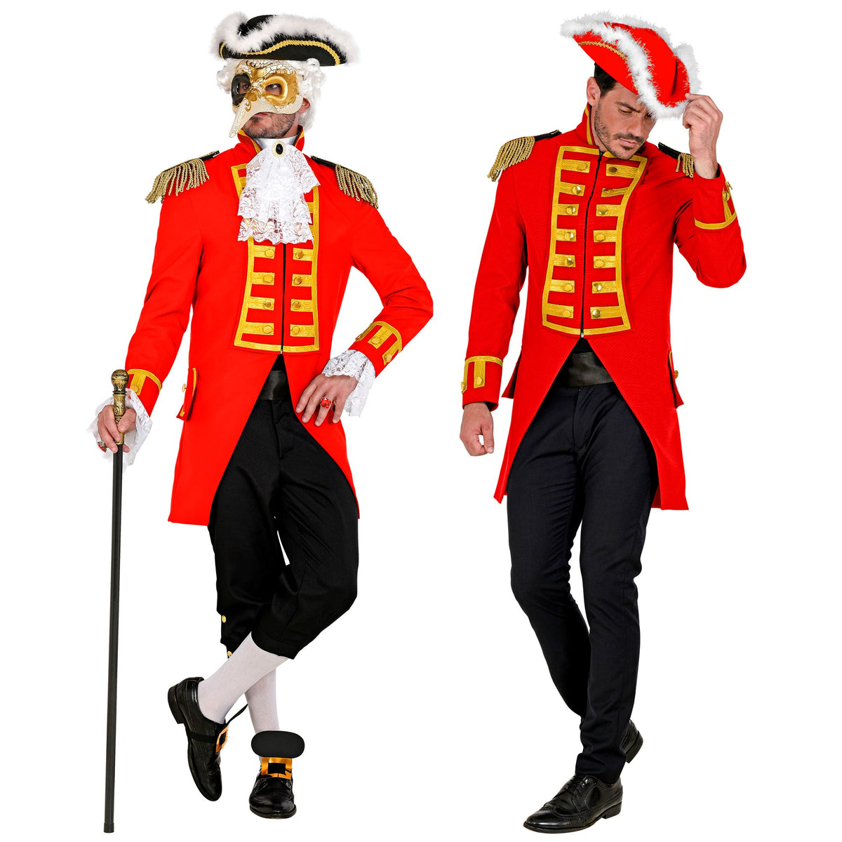 Costume Adult Parade Coat Red