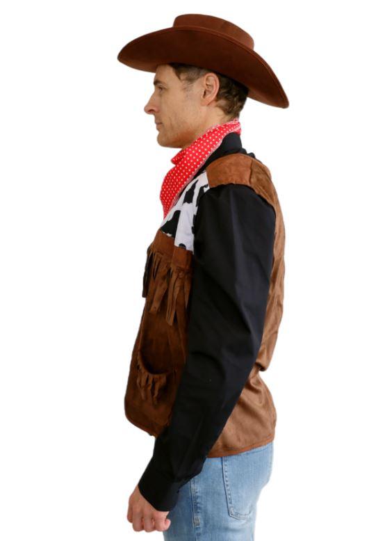 Costume Adult Wild West Cowboy/Cowgirl Vest
