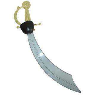 Pirate Cutlass 47cm With Eye Patch Set Costume Accessory