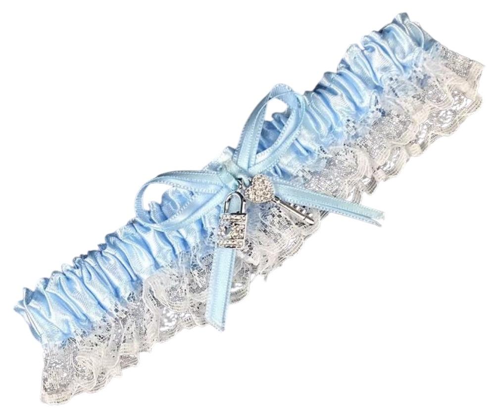 Wedding Garter Blue Something Borrowed Something Blue