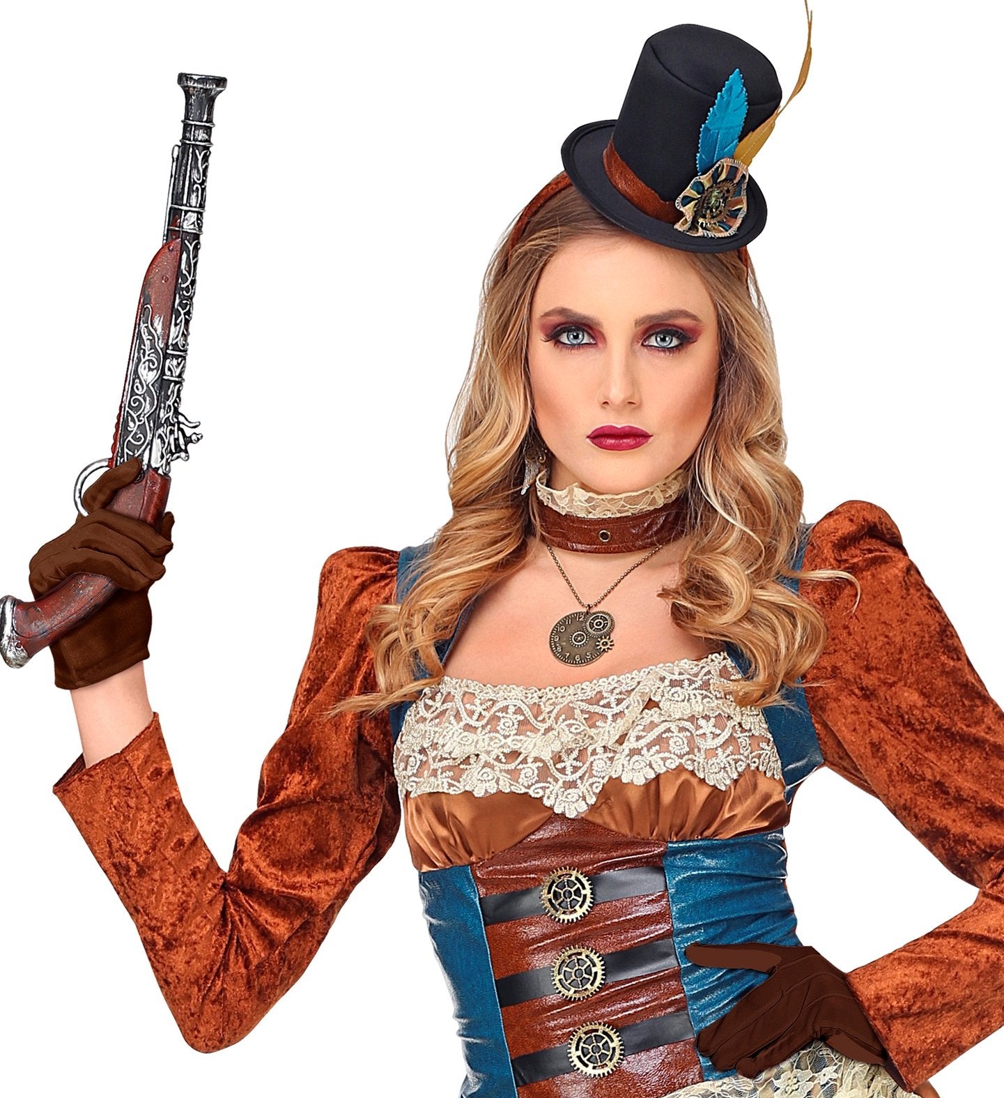 Gloves Short Brown Adult Character Costume Accessory