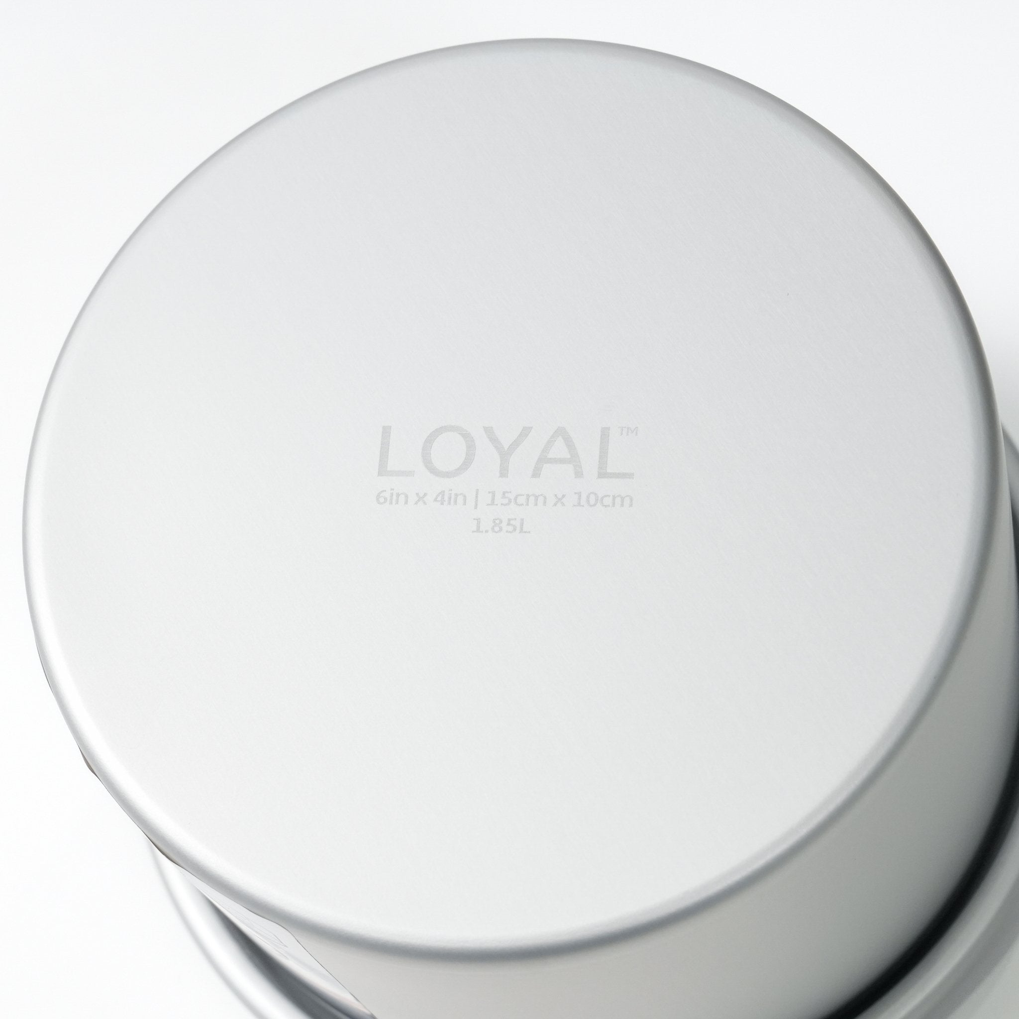 Tin LOYAL Elite 6 Inch Diameter X 4 Inch Deep