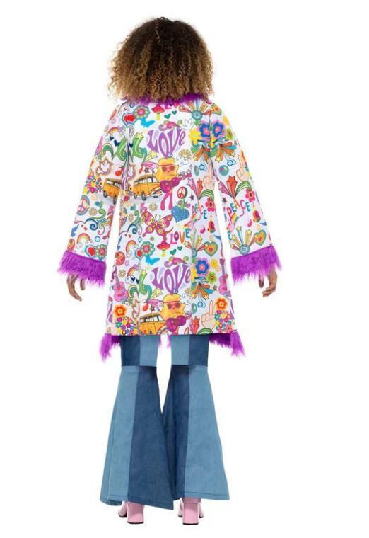 Costume Adult 1960s Coat/Jacket Multi Coloured Large Ladies 20-22