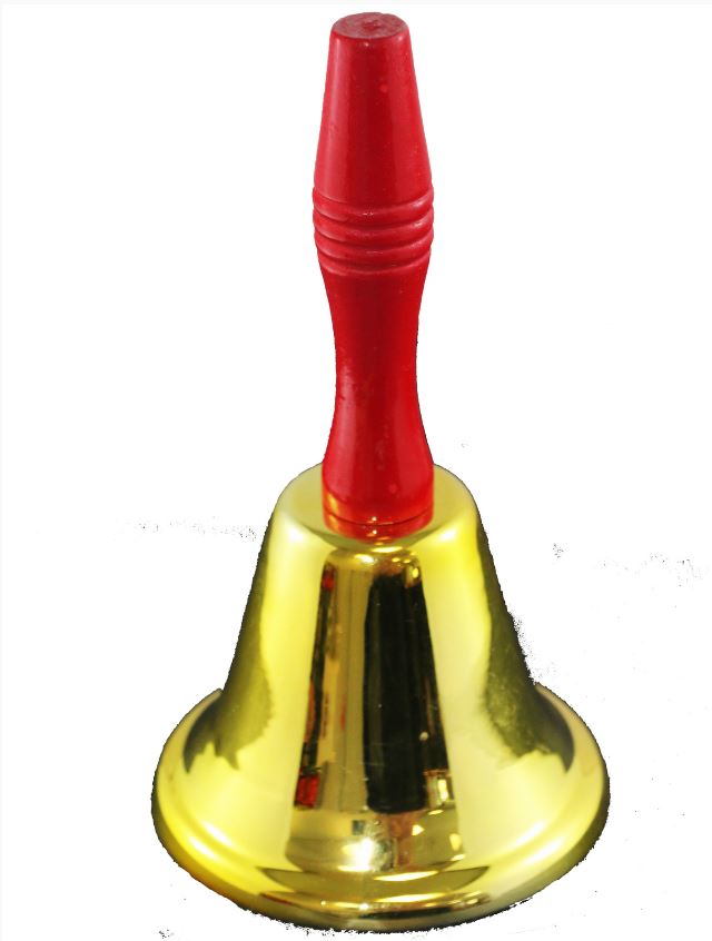 Father Christmas/Santa Bell Deluxe Large 20cm - LAST CHANCE BUY