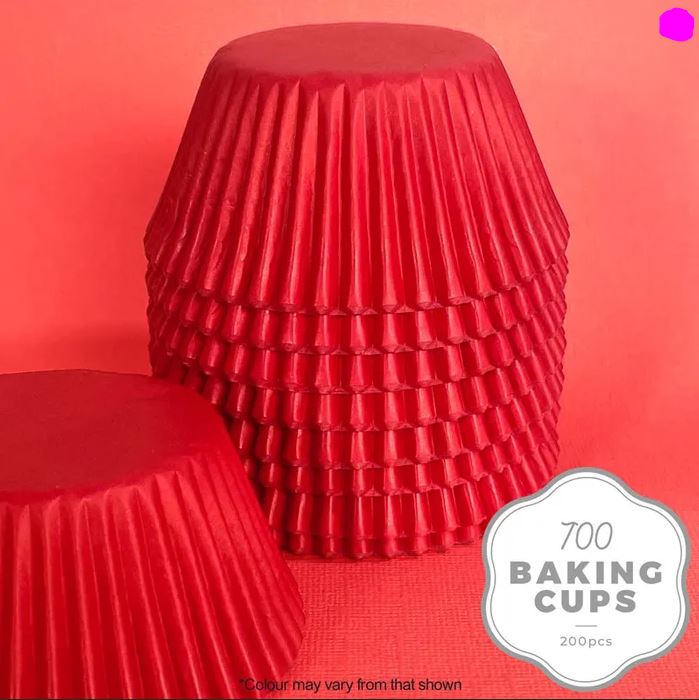 Baking Cupcake Paper Cases Red 700 Pk/200