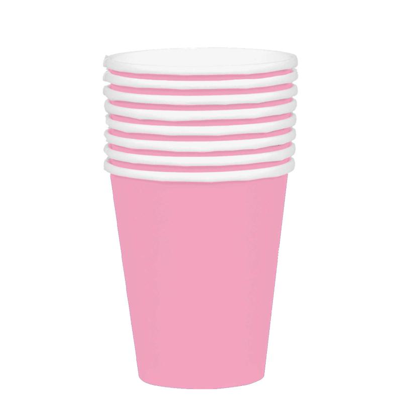 Cups Paper 354ml New Pink Pk/20 FSC