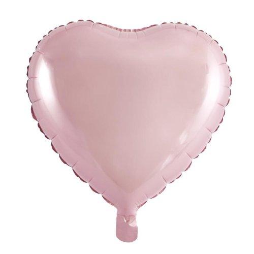 Balloon Foil 45cm Heart Light Pink
