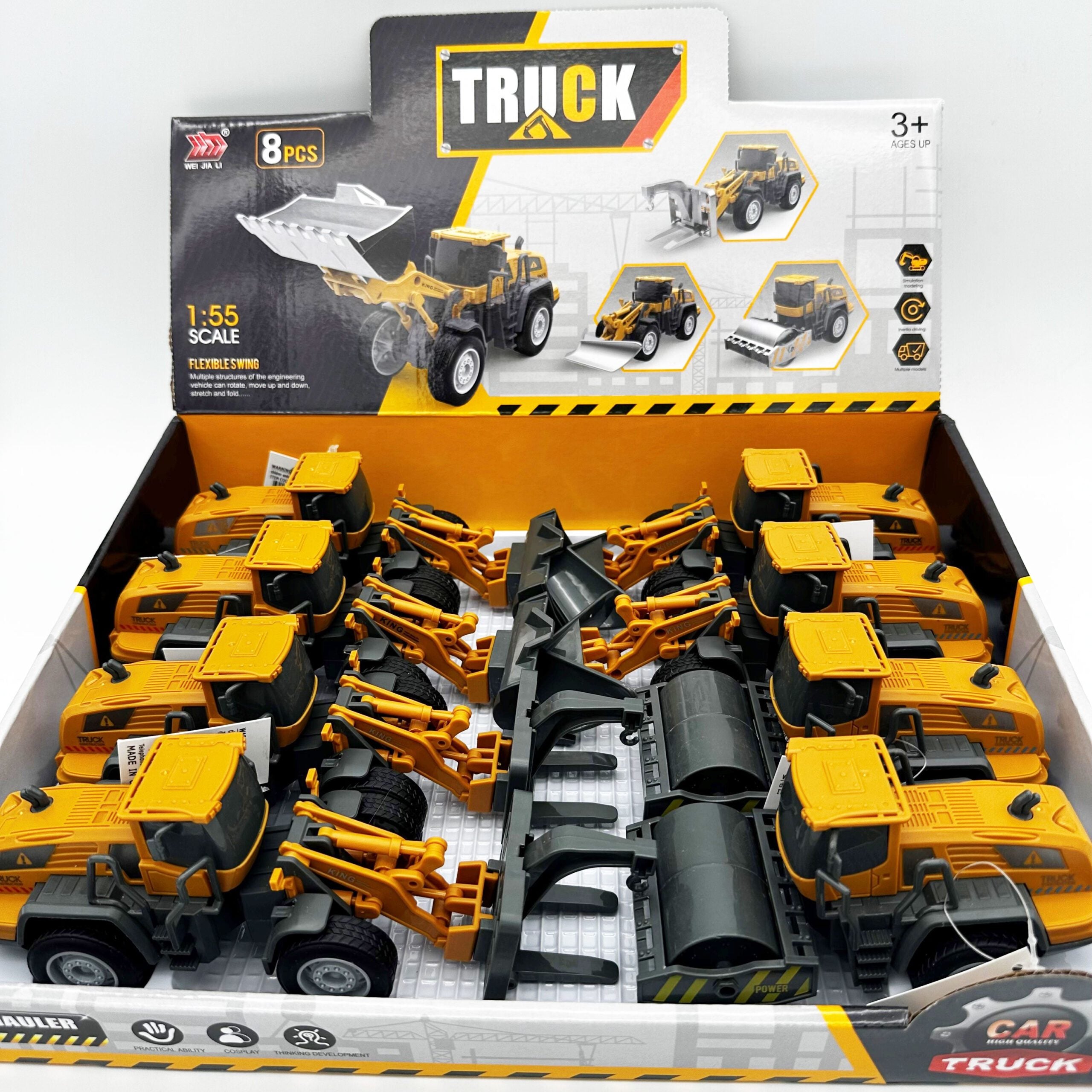 Construction Vehicle Approximately 19cm Assorted Designs Each